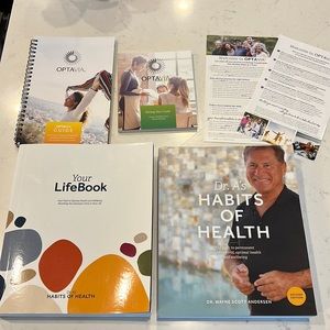 Optavia Habits of Health and LifeBook with Dining Out Guide and Guidebook